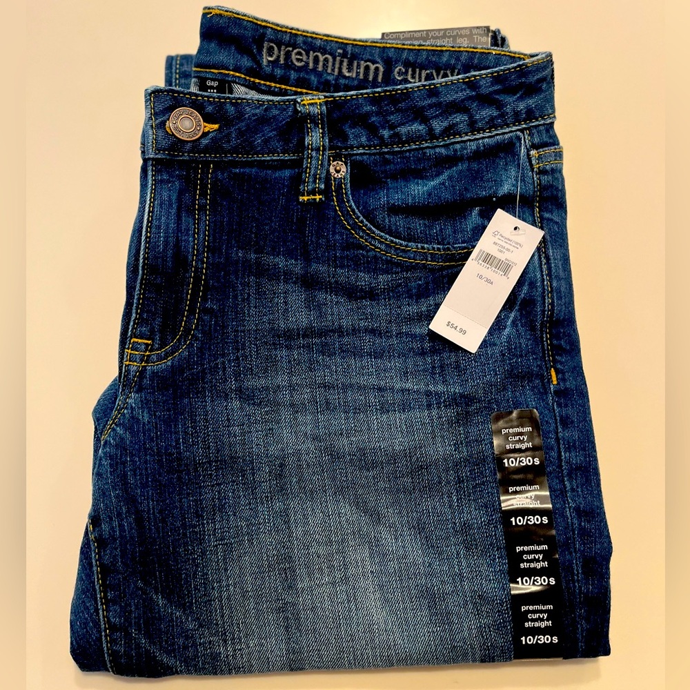 Gap Premium Curvy Straight Jeans